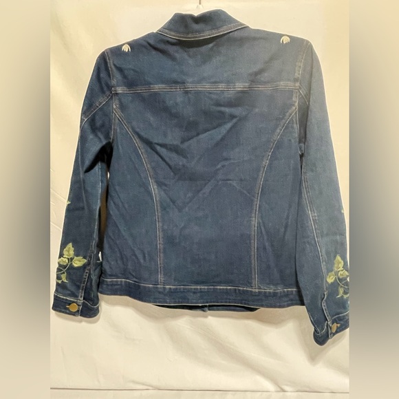 Tantrum embroidered denim jacket. Size small. NWT - Picture 2 of 5
